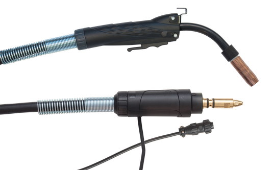 250 Amp MIG Gun with Bernard® Traditional Style Consumables, 15ft. cable, for Miller® Machines