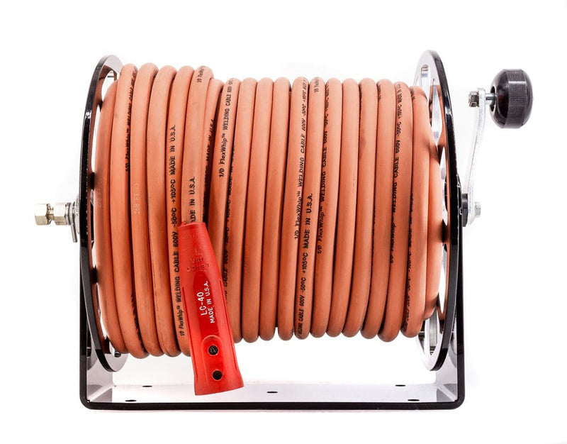 Load image into Gallery viewer, BadAssReels Independence Black Welding Cable Reel