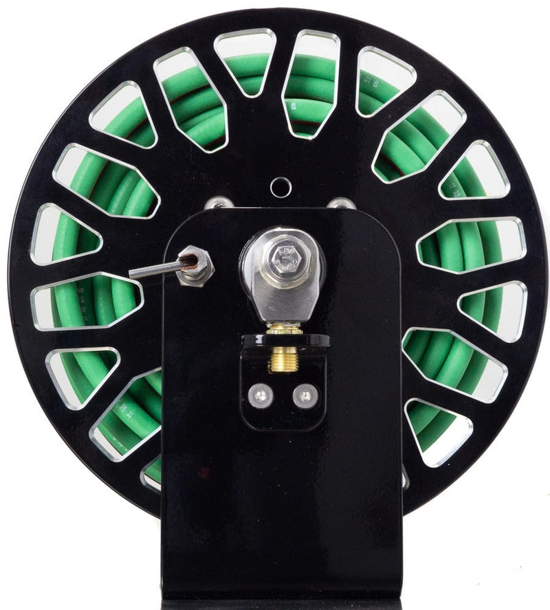 Load image into Gallery viewer, BadAssReel FF19 Black Cutting Torch Hose Reel for Oxygen Acetylene Gas