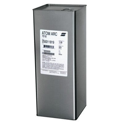 Atom Arc 7018 Stick Welding Electrodes 50 Pound Can 3 32