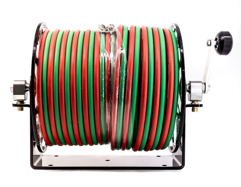 Load image into Gallery viewer, BadAssReels American Force Hose Reel Black