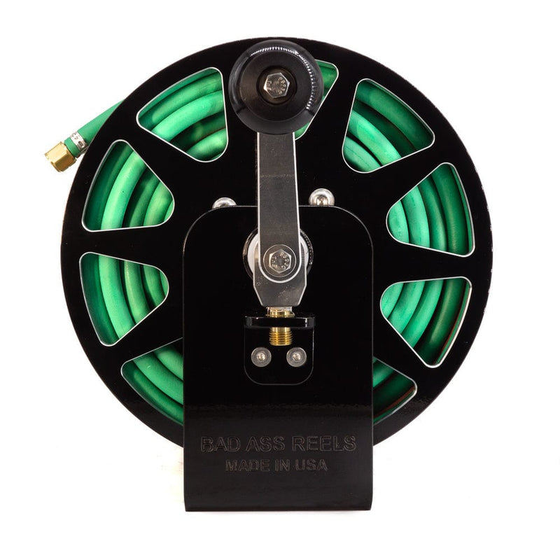Load image into Gallery viewer, BadAssReels Independence Hose Reel Black