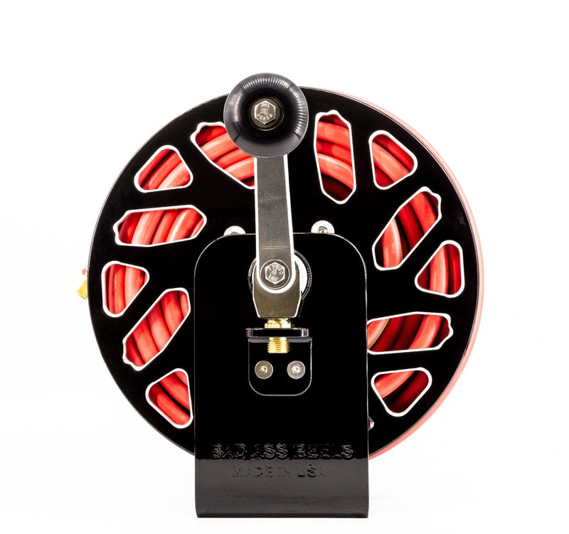 Load image into Gallery viewer, BadAssReels Triton Black Torch Hose reel