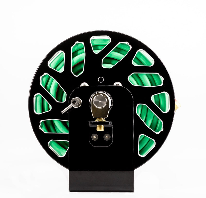 Load image into Gallery viewer, BadAssReels Triton Black Torch Hose reel