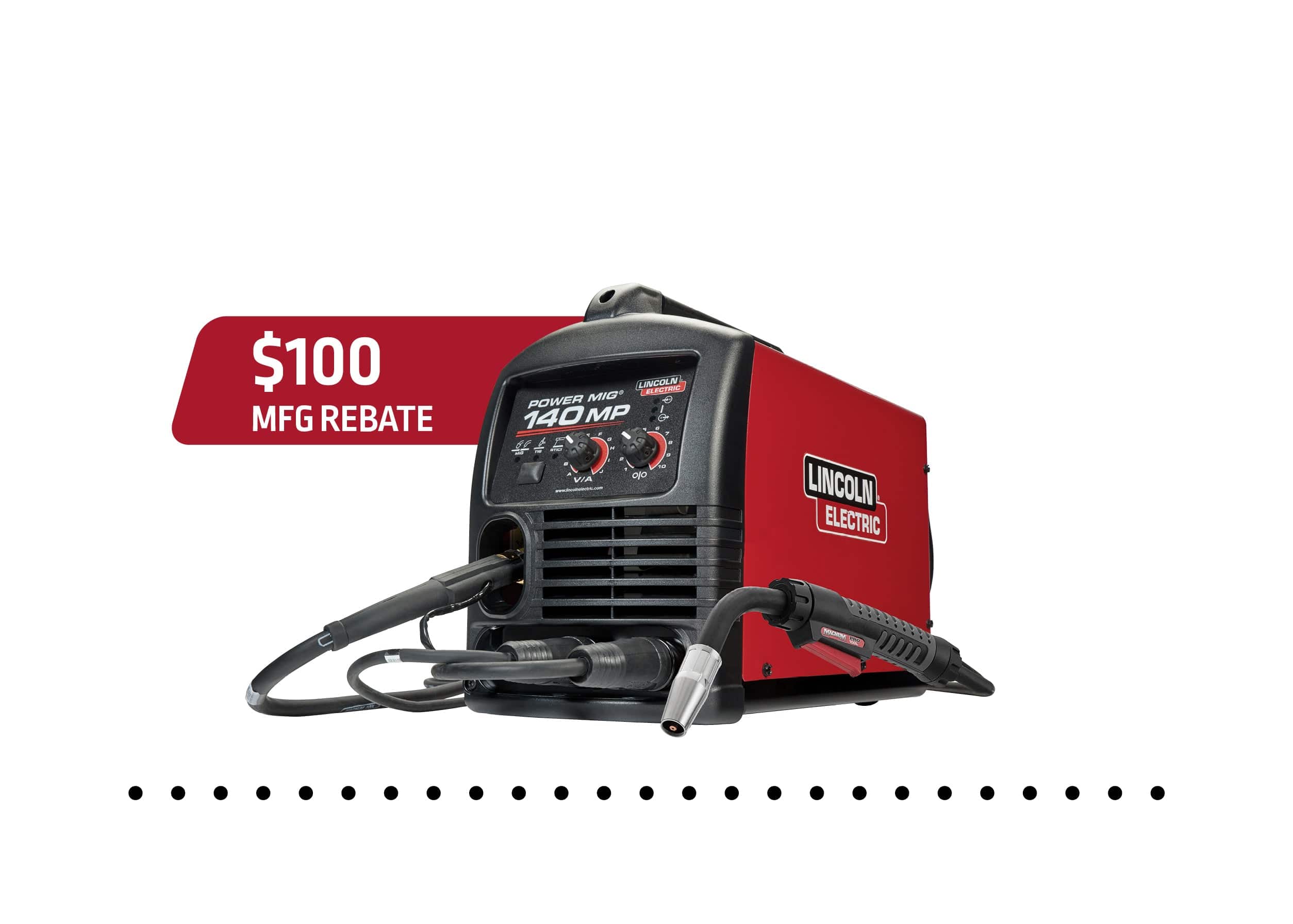 Lincoln Power MIG 140MP Multi-Process Welder K4498-1 – Bad Ass Welding  Products