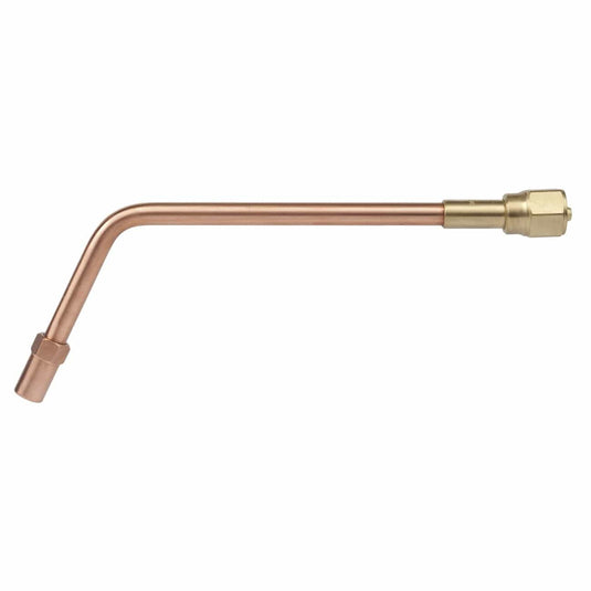 Copper welding torch head.