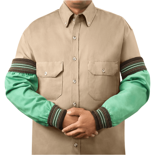 9 oz Flame Resistant Cotton Sleeves, Wide Cuff Elastic, 18
