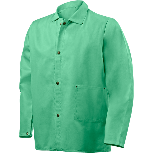 Weldlite Plus™ Hybrid 9 oz Flame Resistant Cotton With Leather Sleeves Jacket, 30