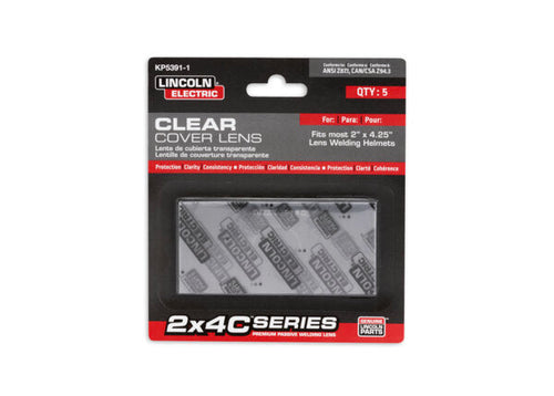 Passive Lens Clear Cover - 2 x 4.25 - 5/Pack KP5391-1