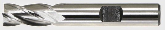 7/32, Four Flute Center Cut End-Mill 3/8