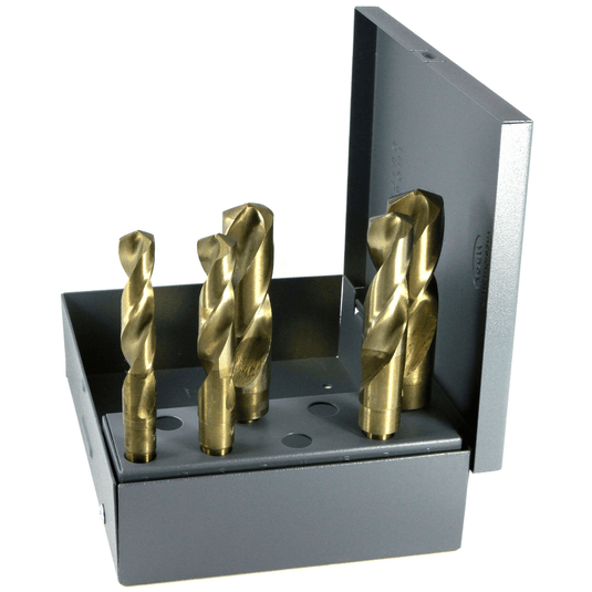 5PC IMP COBALT DRILL SET 9/16-1