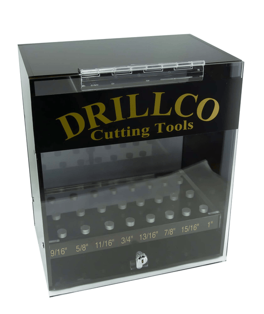 16pc Spiral Flute Nitro Reamer Display428N16D@weldshopsupply