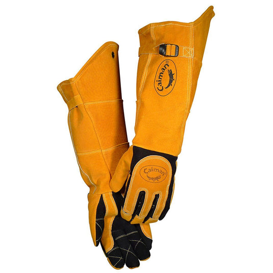 Caiman 1878 -21in Deerskin FR Insulated MIG/Stick Welding Gloves