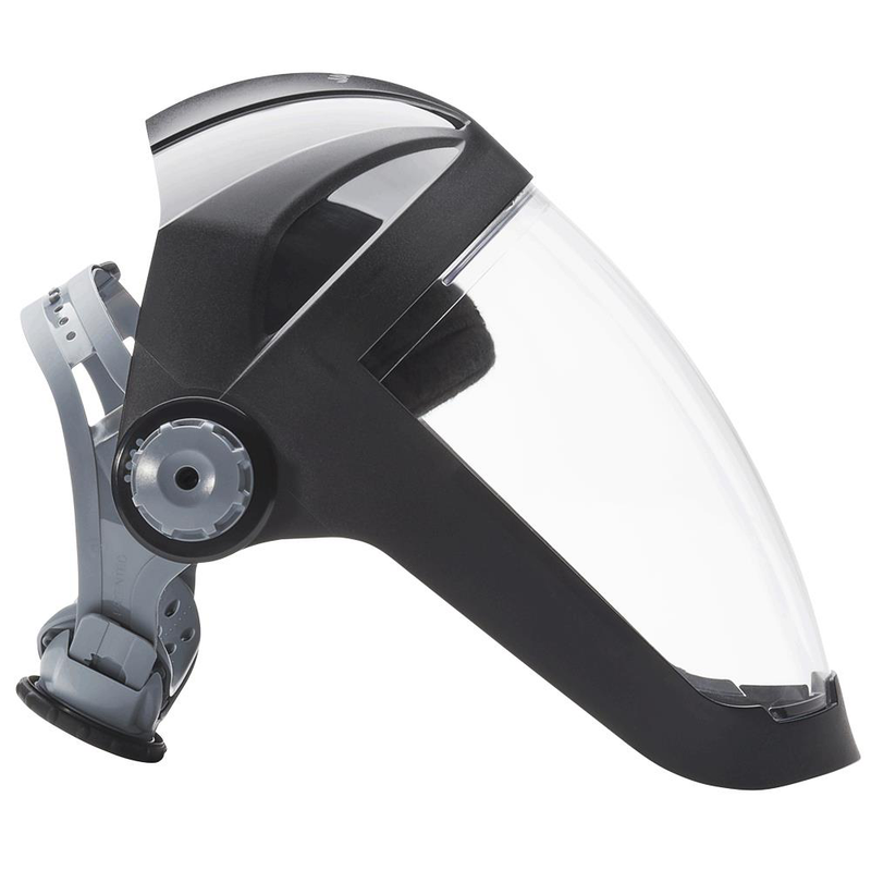 Load image into Gallery viewer, Quad™ 500 Series Face Shield - Chin and Side Guard - Ratcheting - Polycarbonate - Clear - Anti-Fog14220@weldshopsupply
