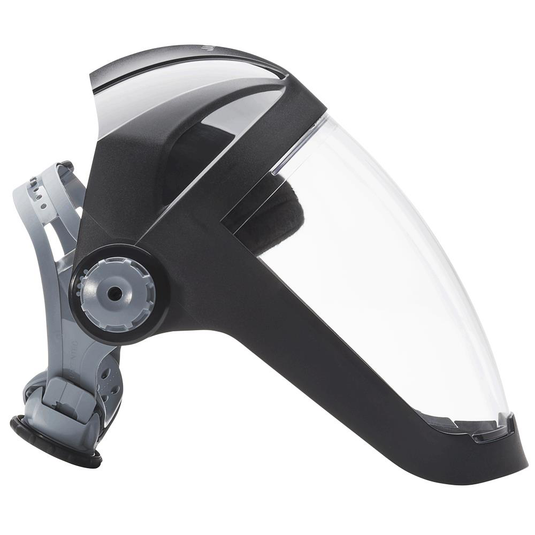 Quad™ 500 Series Face Shield - Chin and Side Guard - Ratcheting - Polycarbonate - Clear - Anti-Fog14220@weldshopsupply