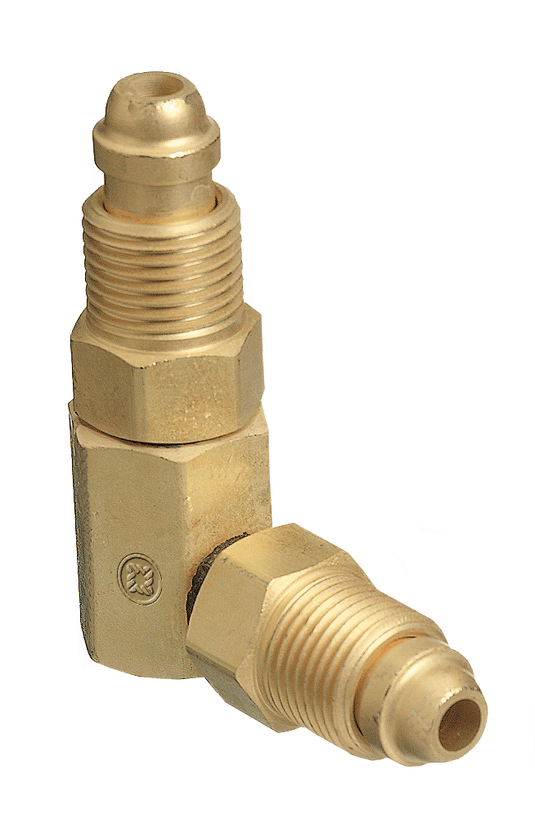 Inert Arc Adaptor, 90 Inert Gas RH Male B-SizeAW-409@weldshopsupply