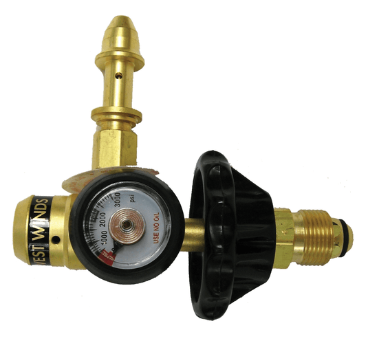 Specialty Latex Inflator, Latex Inflator with 60-40 Air Mixer Attachment and Handtight ConnectionB4GHT-06@weldshopsupply