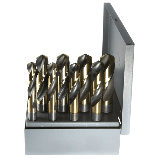 8PC COBALT S&D DRILL SET 9/16-1" BY 16ths1000C8@weldshopsupply