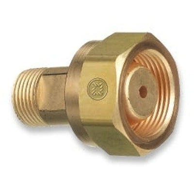 Brass Cylinder Adaptors,CGA-520 B Tank Acetylene To CGA-300 Commercial Acetylene