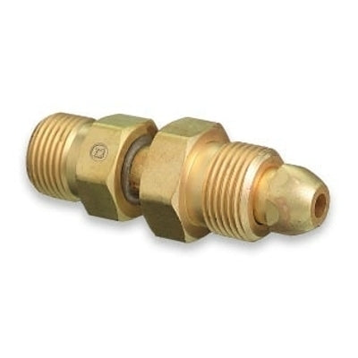 Brass Cylinder Adaptors, From CGA-580 Nitrogen To CGA-540 Oxygen