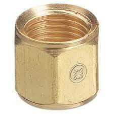 Hose Nuts, 200 PSIG, Brass, B-Size, Oxygen