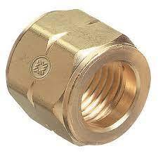 Hose Nuts, 200 PSIG, Brass, A-Size, Oxygen