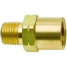 Inert Arc Adaptors, 200 PSIG, Brass, B-Size, 1/4 in (NPT), Water