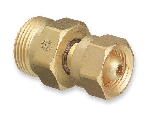 CGA-200 to CGA-520 cylinder adaptor314@weldshopsupply