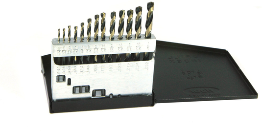 13PC HD DRILL BIT SET 1/16-1/4 BY 64ths400HDE13@weldshopsupply