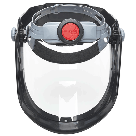 Maxview™ Series Face Shield - Ratcheting - Chin and Side Guard - Polycarbonate - Clear - Uncoated14200@weldshopsupply