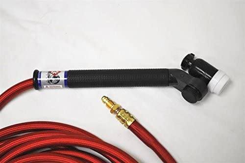 Load image into Gallery viewer, CK Worldwide | TIG Torch #17 - 3 Series FL150 (Gas Cooled) (CK-FL1512SF) W/ 12.5ft. Super Flex Cable
