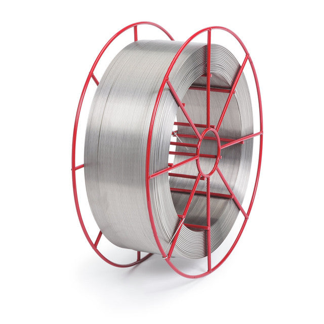 Load image into Gallery viewer, Lincoln® Red Max® 308LSi MIG (GMAW) Wire, 0.035 in, 33 lb PLW Steel Spool
