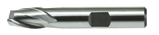 7.0, Two Flute Single End End-Mill 3/8