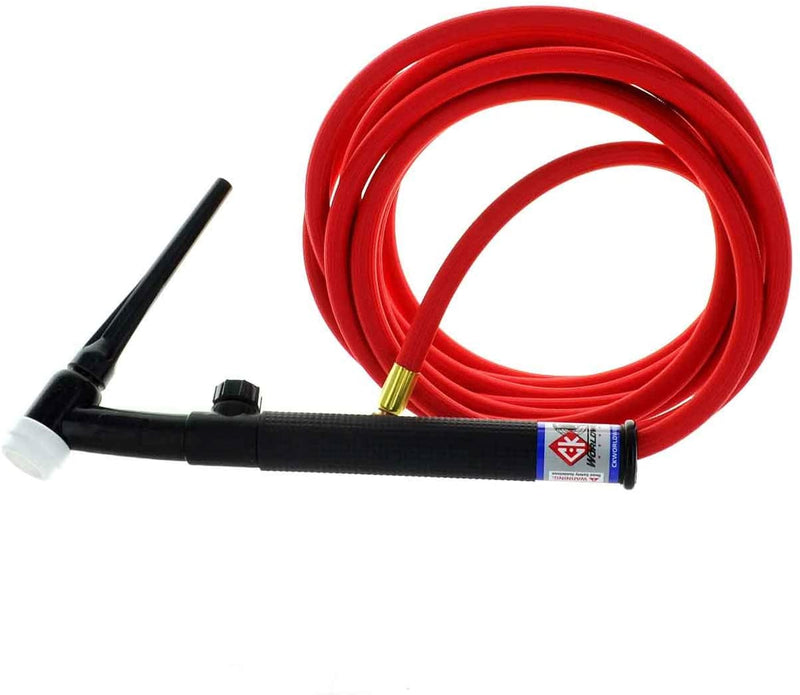 Load image into Gallery viewer, CK Worldwide | TIG Torch #17 Style w/ gas valve - (CK17V-25-RSF FX) W/ 25ft. Super Flex hose
