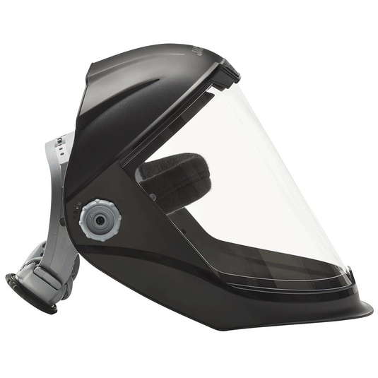 Maxview™ Series Face Shield - Ratcheting - Chin and Side Guard - Polycarbonate - Clear - Uncoated14200@weldshopsupply