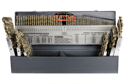 115PC COBALT SET 1/16-1/2 BY 64ths 