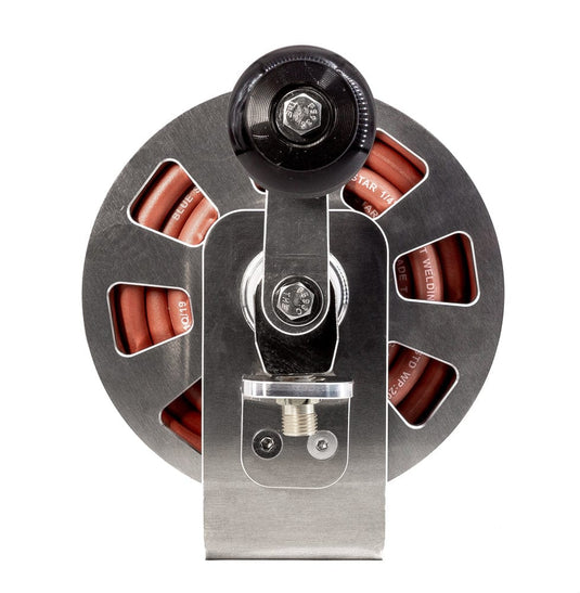 BadAssReels Mini 8 slot Propane Hose Reel.