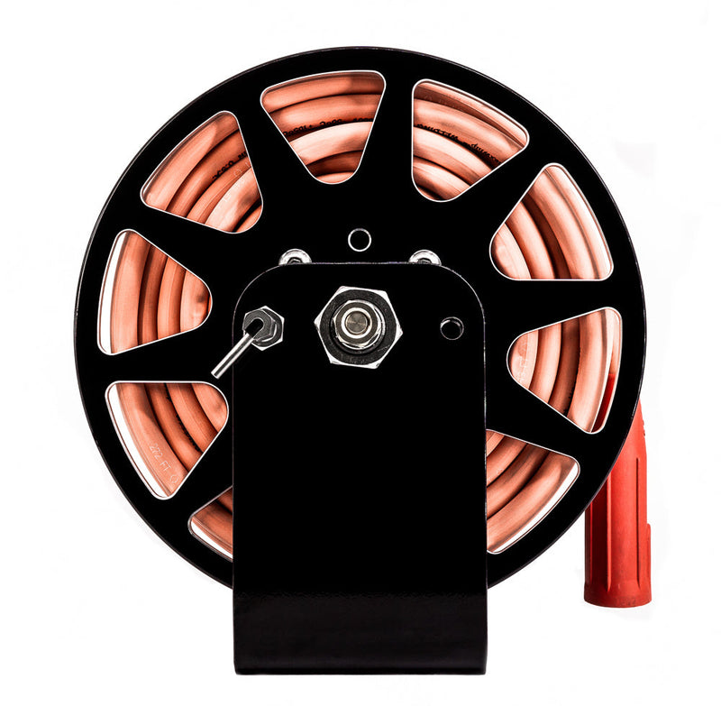 Load image into Gallery viewer, BadAssReels Independence Black Welding Cable Reel
