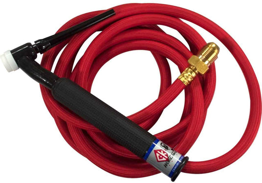 CK Worldwide - CK26 Air Cooled TIG Torch , Rigid Head, 200A - W/ 12.5ft. Super Flex Hose