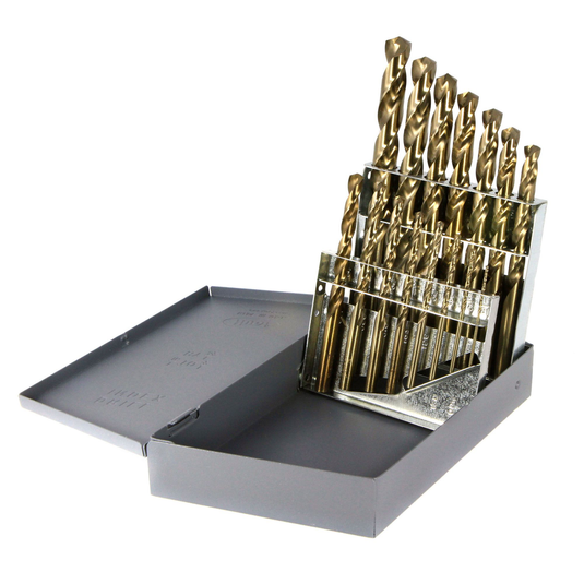 15PC COBALT DRILL BIT SET 1/16-1/2 BY 32nds500A15@weldshopsupply