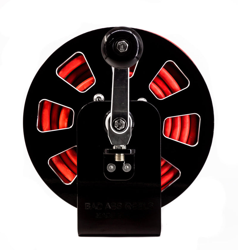 Load image into Gallery viewer, BadAssReels Black 8 Slot Torch Hose Reel
