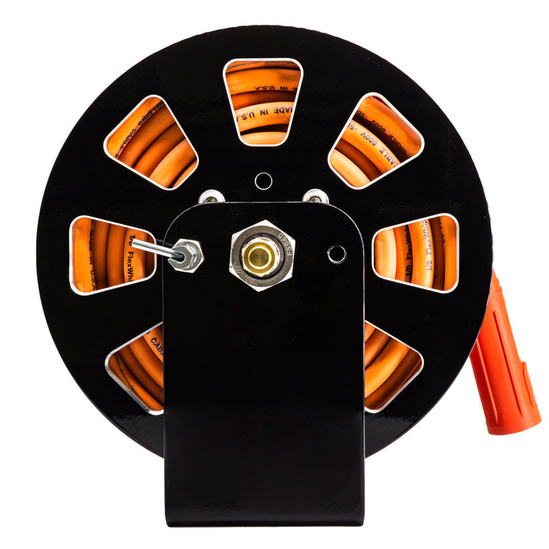 Load image into Gallery viewer, BadAssReels  8 Slot Black Welding Cable Reel
