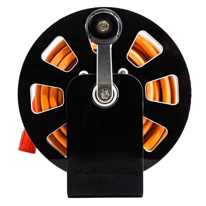 Load image into Gallery viewer, BadAssReels  8 Slot Black Welding Cable Reel
