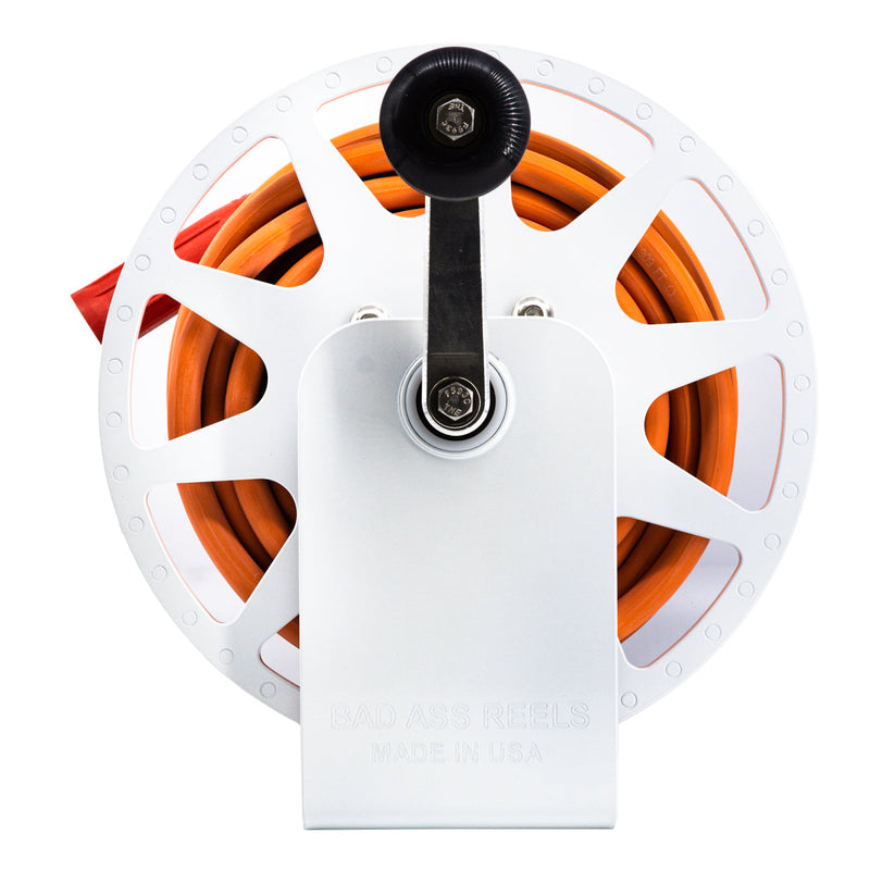 Load image into Gallery viewer, BadAssReels Independence Extension Cord Reel Black
