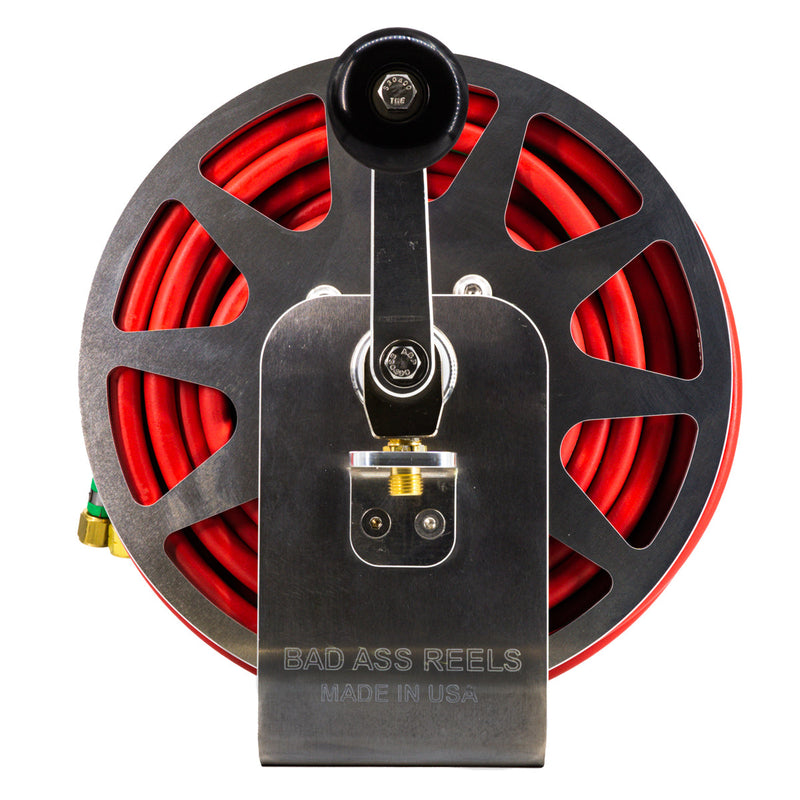 Load image into Gallery viewer, BadAssReels Independence Extension Cord Reel Black
