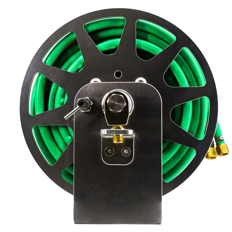 Load image into Gallery viewer, BadAssReels Independence Extension Cord Reel Black
