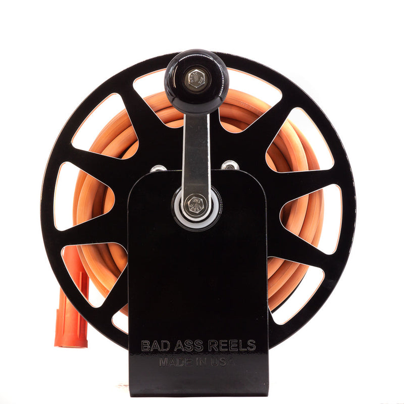 Load image into Gallery viewer, BadAssReels Independence Hose Reel Black
