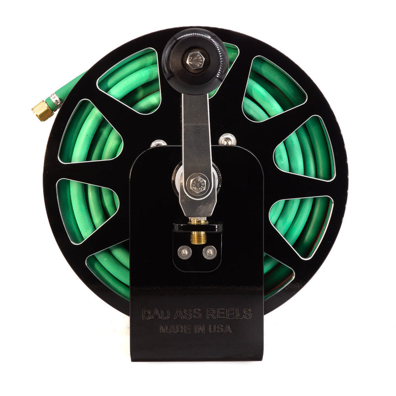 Load image into Gallery viewer, BadAssReels Independence Hose Reel Black
