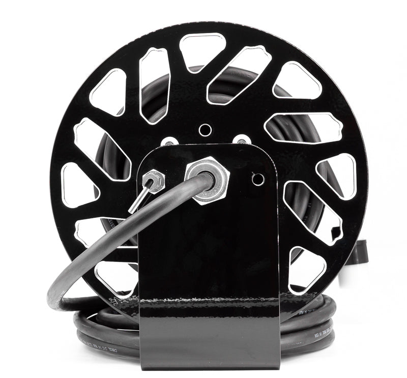 Load image into Gallery viewer, BadAssReels Triton Black Extension Extension Cord Reel
