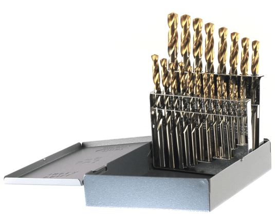 21PC TiN Tipped Drill Set 1/16-3/8 BY 64ths450T21@weldshopsupply
